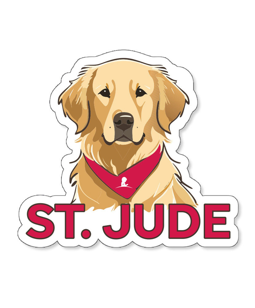 St. Jude's Golden Guardian Sticker